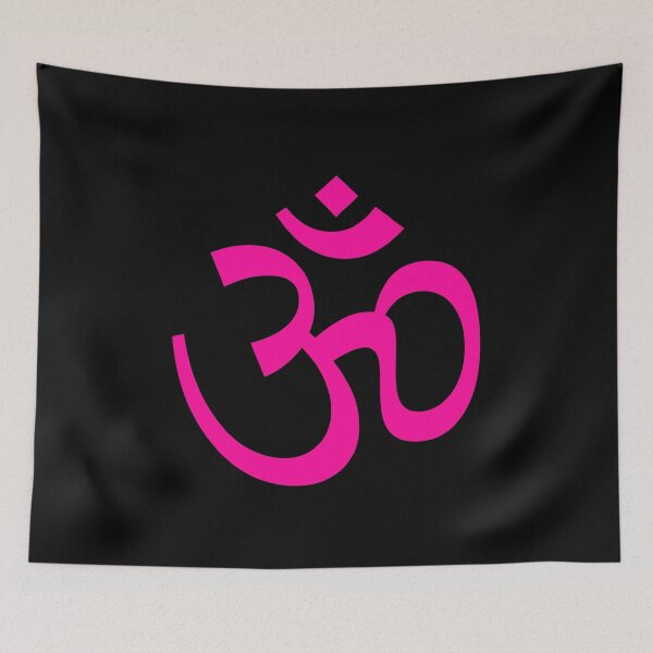 Item preview, Ohm Om Black Hot Pink designed and sold by 2sweetsDesign.