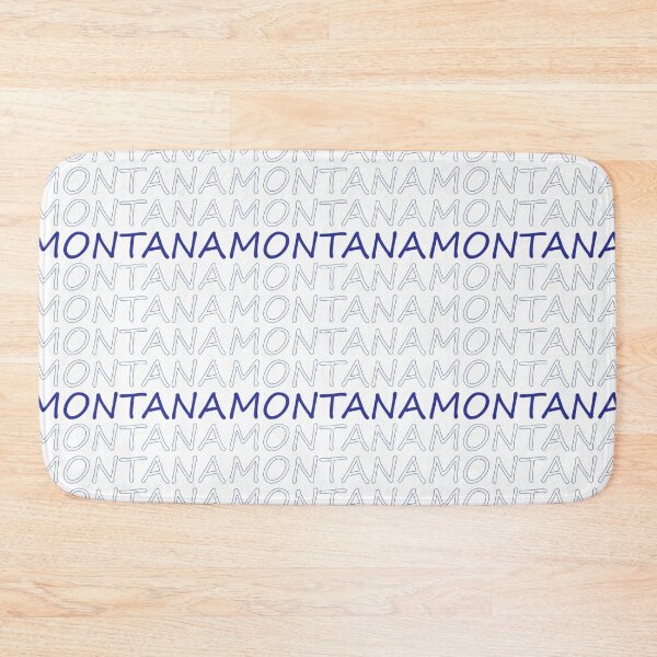 Item preview, Montana Repeating Blue Bold Uppercase designed and sold by artbylukas.