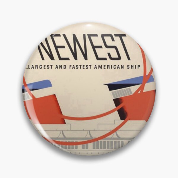 Item preview, United States Lines vintage travel poster designed and sold by stickart-marek.
