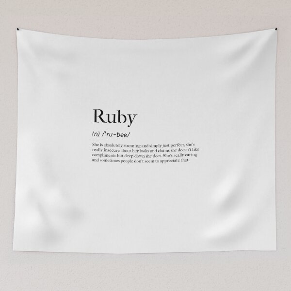 Item preview, Ruby Definition designed and sold by tastifydesigns.