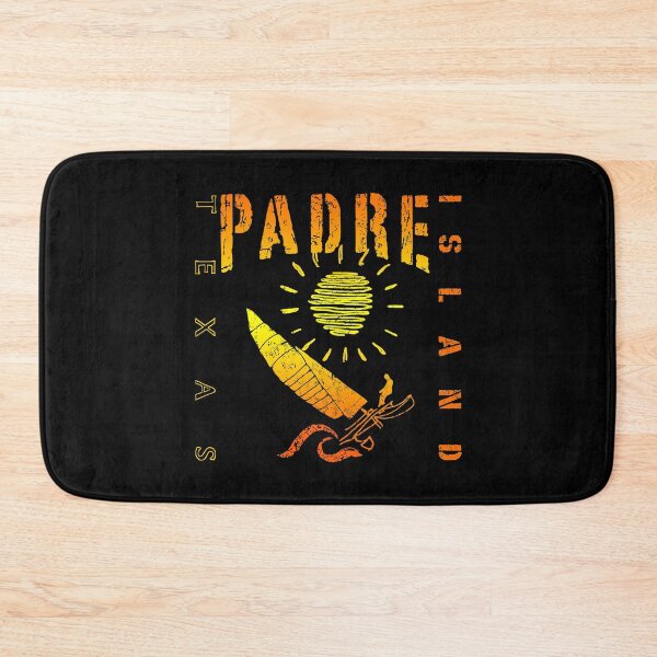 Item preview, Padre Island Texas Sailing Catamaran Sailboat Beam Reach Orange Yellow TX designed and sold by ArtByBollwitt.