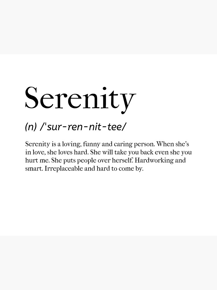serenity define