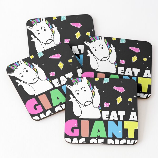 Item preview, Eat A Bag of Dicks | Funny Unicorn Joke graphic designed and sold by Lisbob.