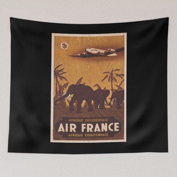 Item preview, Afirque Occidentale/Equatorila vintage travel poster designed and sold by stickart-marek.