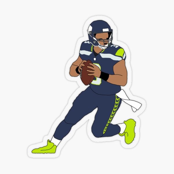 Russell Wilson Sticker for Sale by Mariahiscool