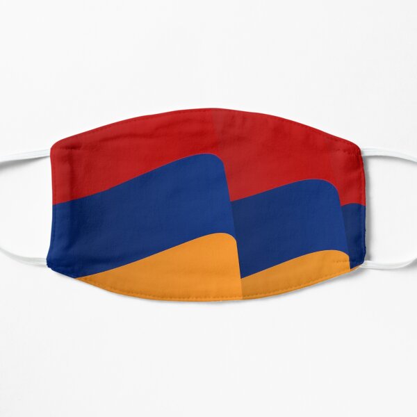 Armenian Tricolor Հայկական եռագույն Flat Mask