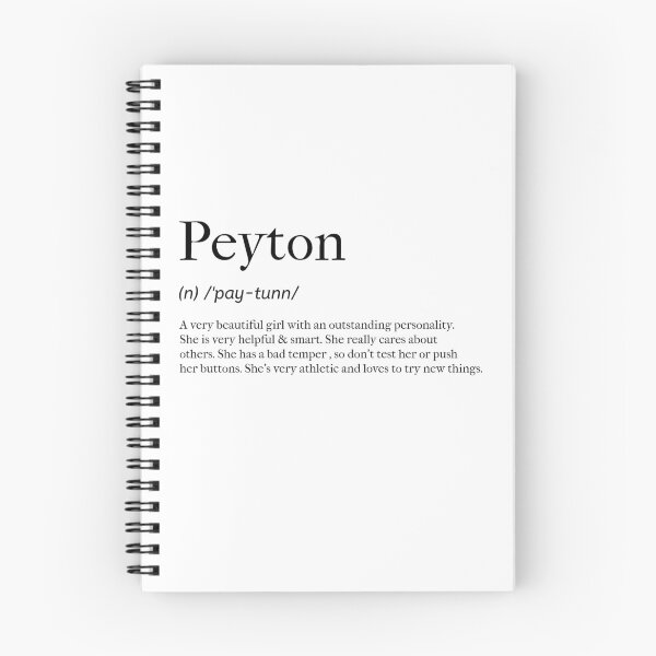 Item preview, Peyton Definition designed and sold by tastifydesigns.