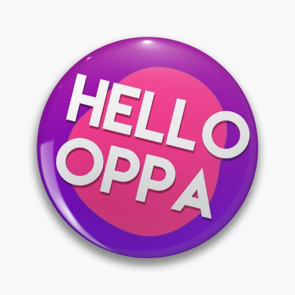 Hello oppa cute graphic Pin