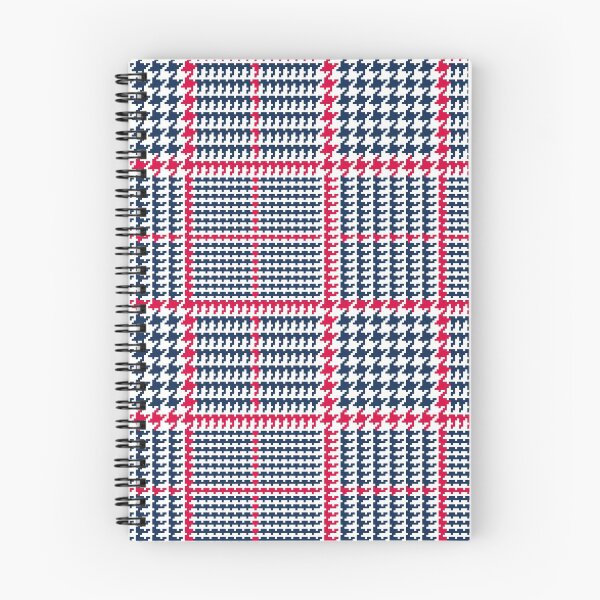 Aperçu de l'œuvre Plaid Glen rouge blanc bleu avec bande rouge à carreaux créée et vendue par Artefficient.