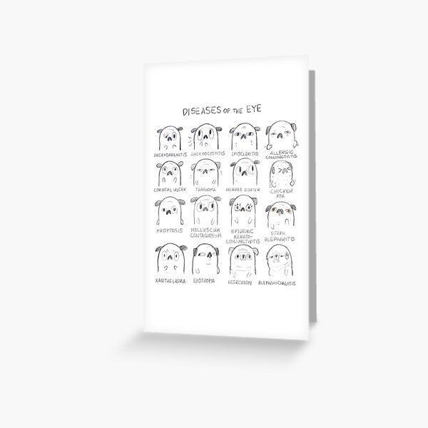 Item preview, Pug Ocular Disease designed and sold by pugopolis.