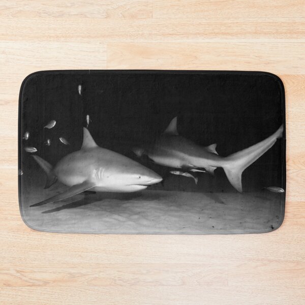 Item preview, Black and white bull sharks, underwater photo. designed and sold by 4empowear.