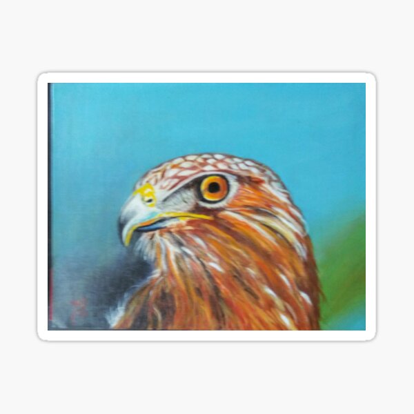 Eagle by Kenneth Key Sticker