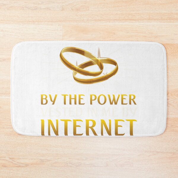 Item preview, Funny Internet Officiant Gift Wedding Design Idea print designed and sold by Lisbob.