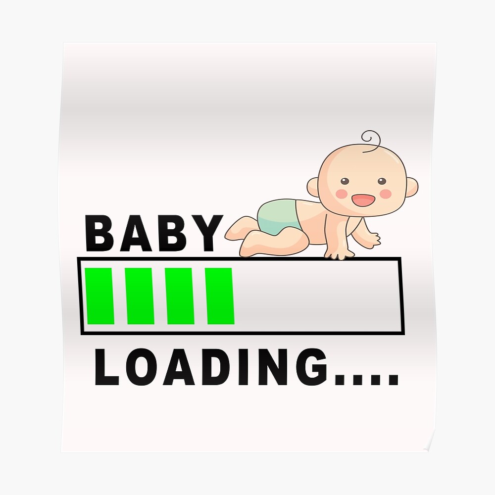Baby Loading Sticker By Majeed10 Redbubble