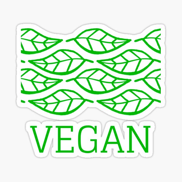 Vegano Pegatina