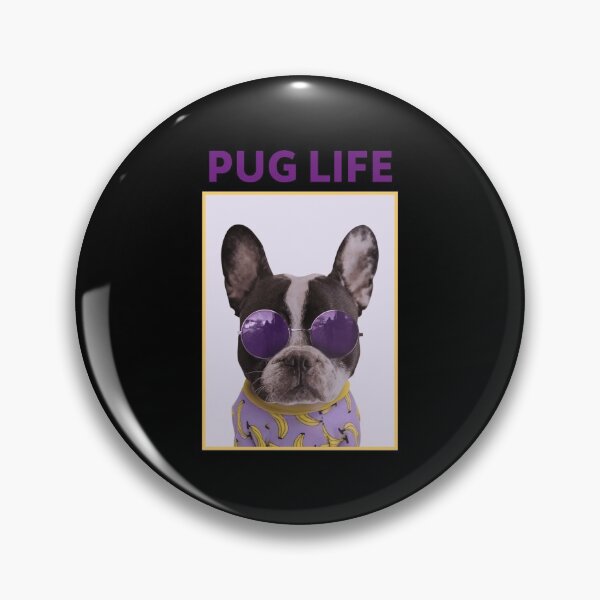 Item preview, The Pug Life- Cute Pug Wearing Sunglasses designed and sold by thefunstreet.