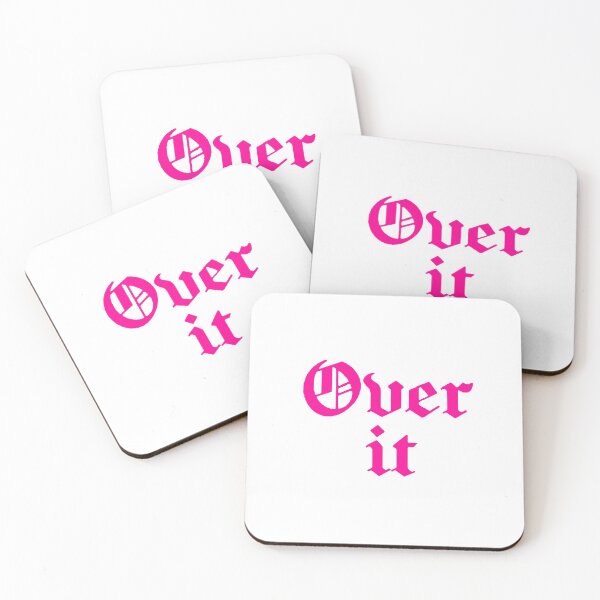 Item preview, Over it pink designed and sold by thicker than  a sticker.