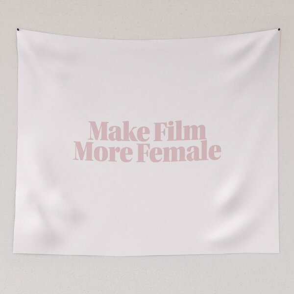 Item preview, Make Film More Female Pink Text designed and sold by makefilmfemale.