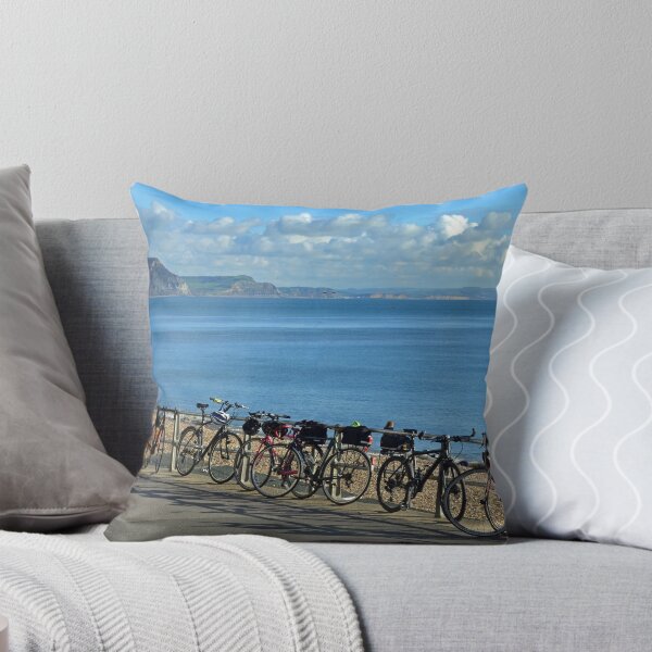 Item preview, Parked Bicycles at Lyme Dorset UK designed and sold by lynn carter.
