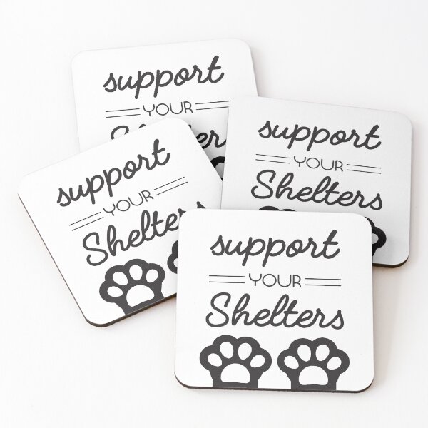 Item preview, Support your Shelters (Black) designed and sold by Thoughtscrawl.