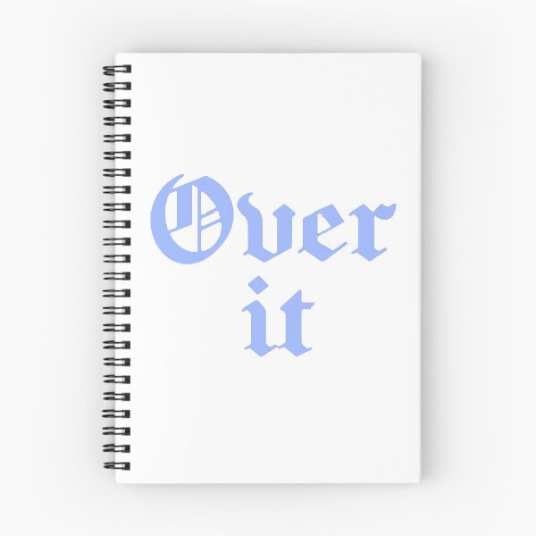 Item preview, Over it blue designed and sold by thicker than  a sticker.