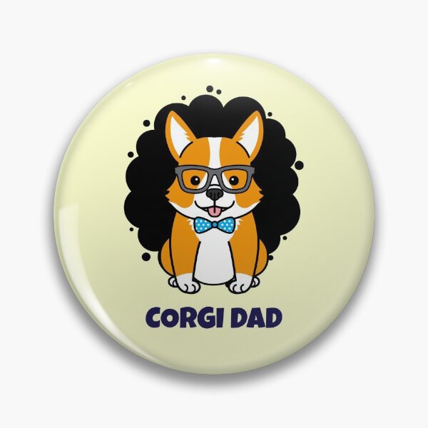 Item preview, The Corgi Dad- Cute Corgi Puppy Wearing Glasses designed and sold by thefunstreet.