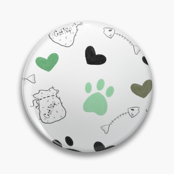 Item preview, Green and White Cat design  designed and sold by StudioCreatives Art.