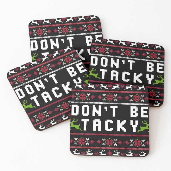 Item preview, Don't Be Tacky | Funny Ugly Nurse Christmas print designed and sold by Lisbob.