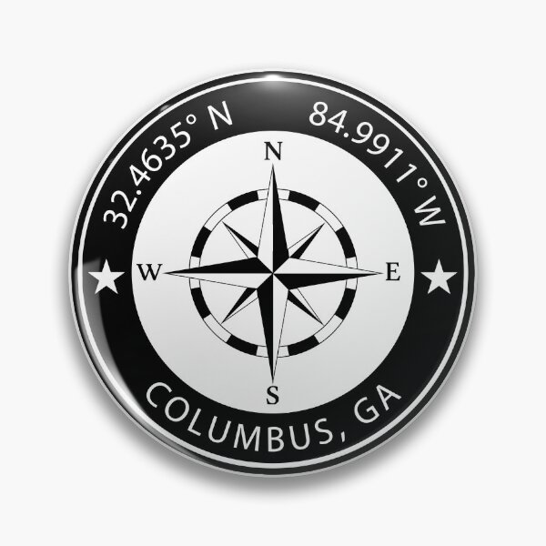 Item preview, Columbus, Georgia Geographical Coordinates designed and sold by TeeOhGraphics.