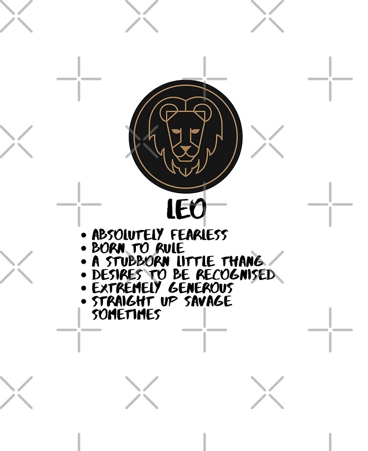 Leo Zodiac Funny Description iPad Case Skin