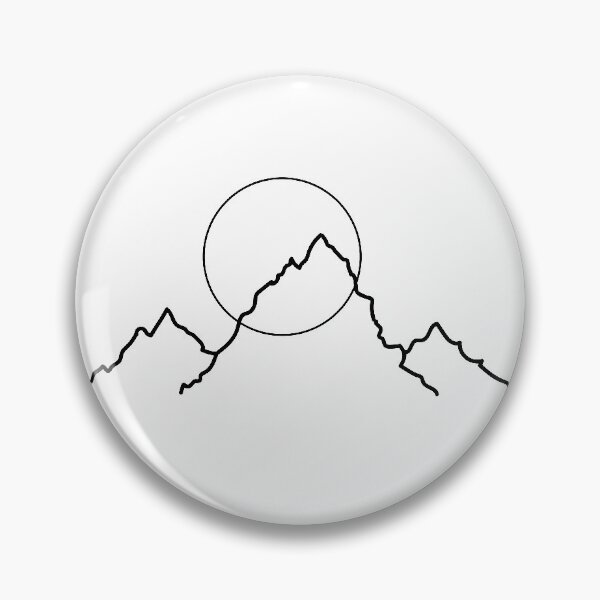 Item preview, Mountain and Moon Minimalist Design designed and sold by Ashleylcoop.