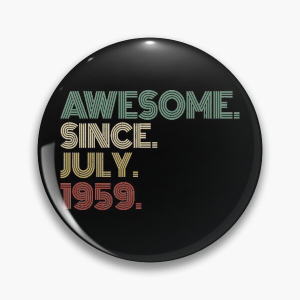 Item preview, Awesome Since July 1959 61st Birthday Gift 61 Years Old Vintage July 1959 designed and sold by nana1099.
