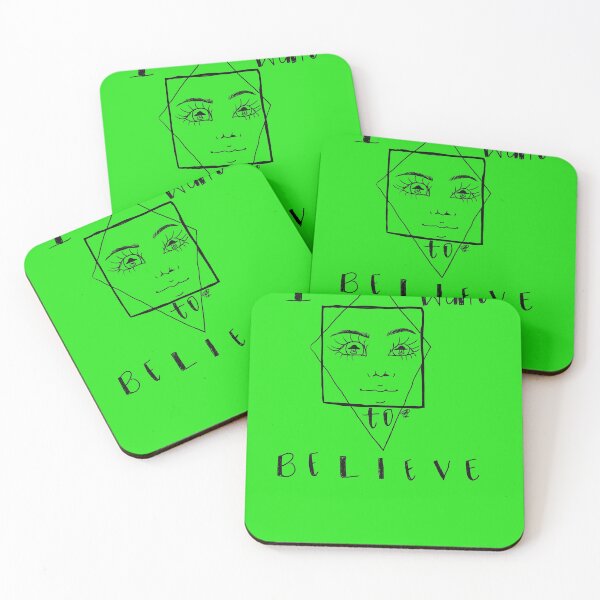Item preview, I Want to Believe - Green designed and sold by Brooke Grossman.