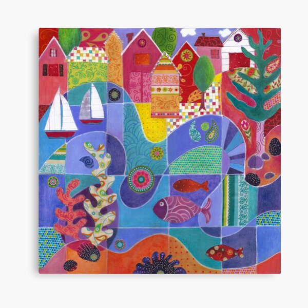 Item preview, Water Front Village designed and sold by Janet Broxon.