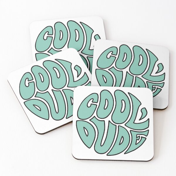 Item preview, cool dude sticker typography designed and sold by cameronbaba.