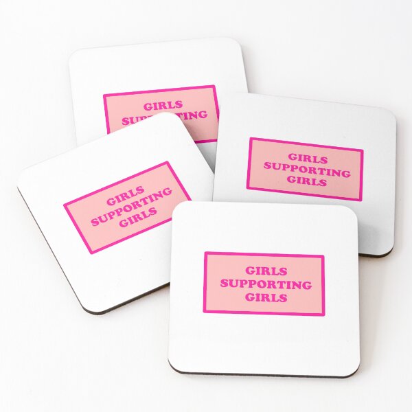 Item preview, girls supporting girls designed and sold by thicker than  a sticker.
