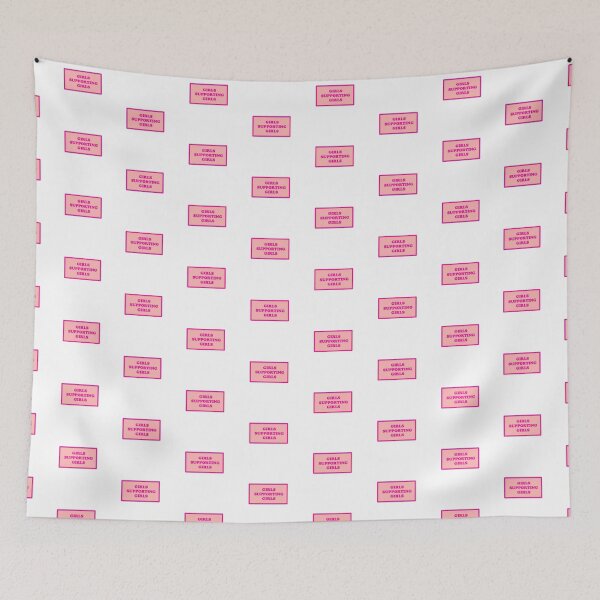 Item preview, girls supporting girls designed and sold by thicker than  a sticker.