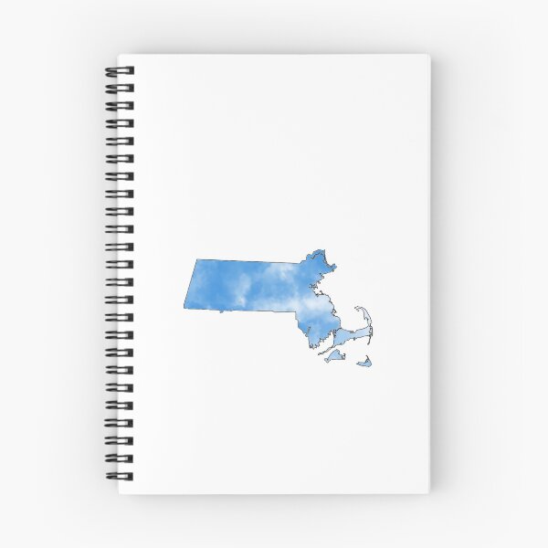 Item preview, Blue Watercolor Massachusetts  designed and sold by Erin Madden.
