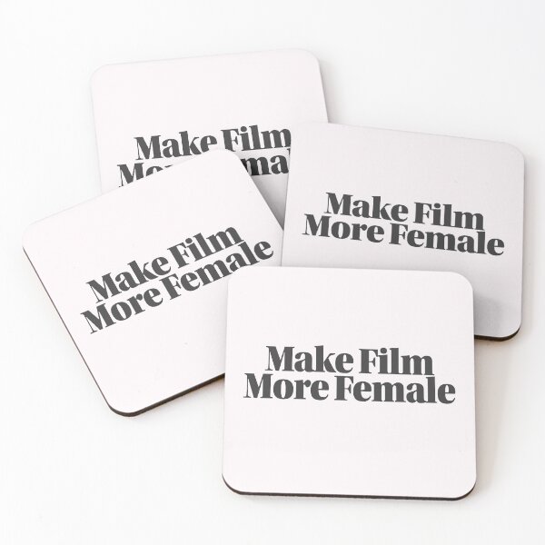 Item preview, Make Film More Female Dark Grey Text designed and sold by makefilmfemale.