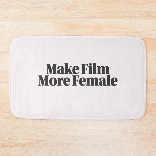 Item preview, Make Film More Female Dark Grey Text designed and sold by makefilmfemale.