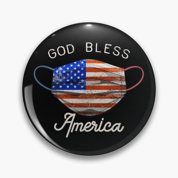 Item preview, God Bless America Face Mask Independence Day Quarantine designed and sold by 33ink.