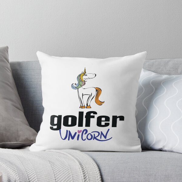 Item preview, Golfer Unicorn Cartoon designed and sold by ProjectX23.