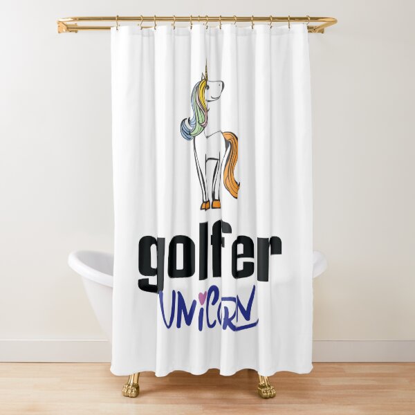 Item preview, Golfer Unicorn Cartoon designed and sold by ProjectX23.
