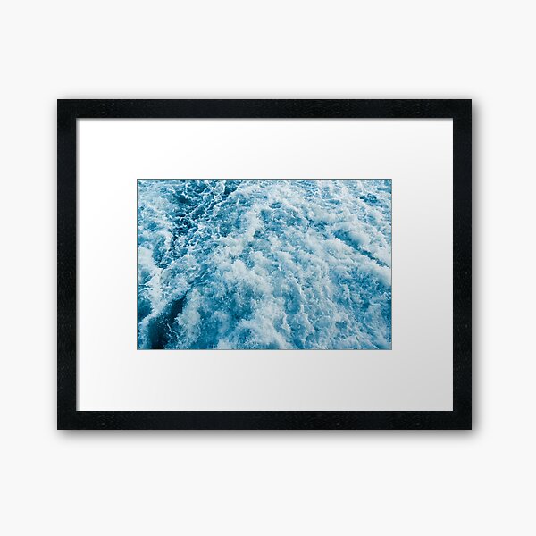 Item preview, Whitewater River Rapids Blue Abstract designed and sold by Amy Mitchell.