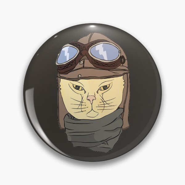 Item preview, Cat Fighter Plane Pilot  designed and sold by therealsadpanda.