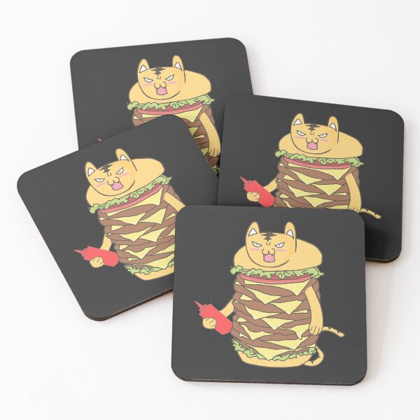 Item preview, Angry Burger Cat designed and sold by therealsadpanda.