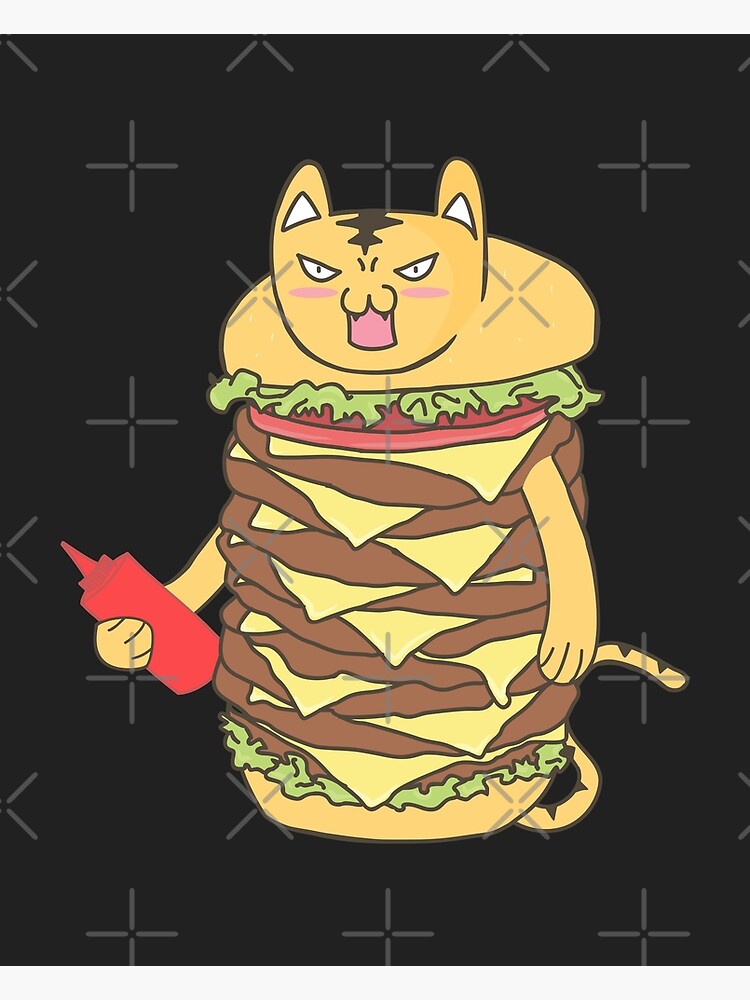 burger the angry cat