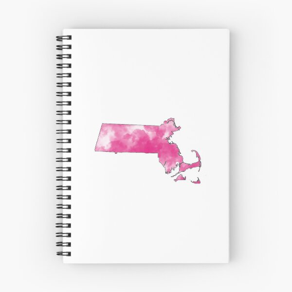 Item preview, Pink Watercolor Massachusetts  designed and sold by Erin Madden.