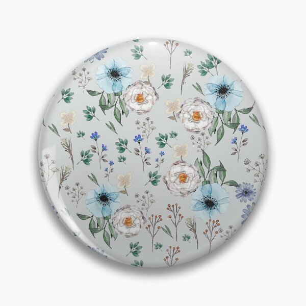 Item preview, Bright Fresh Flower Peonies Pattern Design designed and sold by dmr studio.