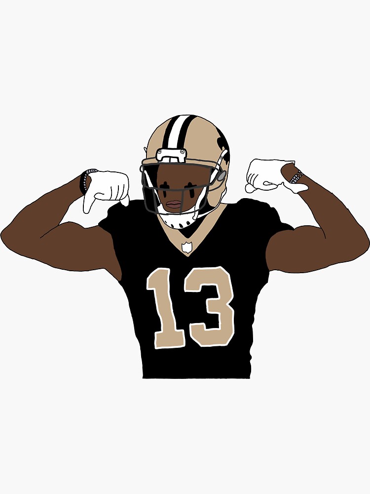 Mike Thomas Signed New Orleans Saints Speed White Matte NFL Mini